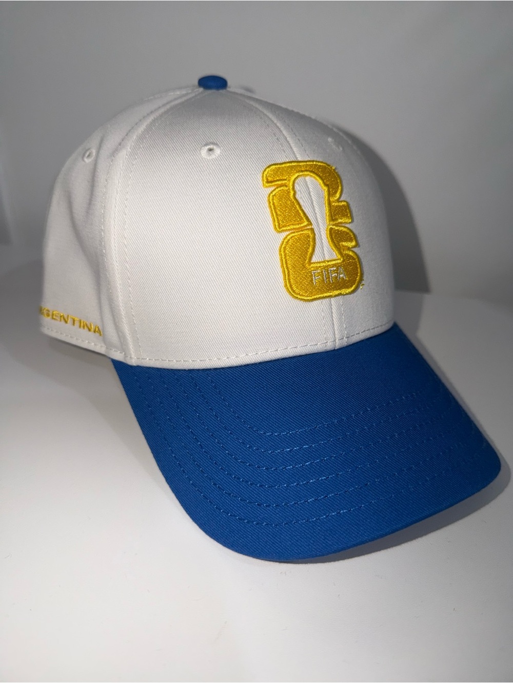 FIFA Argentina White and Blue Baseball Cap